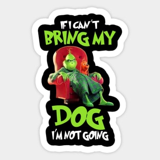 Funny Grinch Christmas Grinch Funny Gift Grinchmas Grinch Lovers Sticker